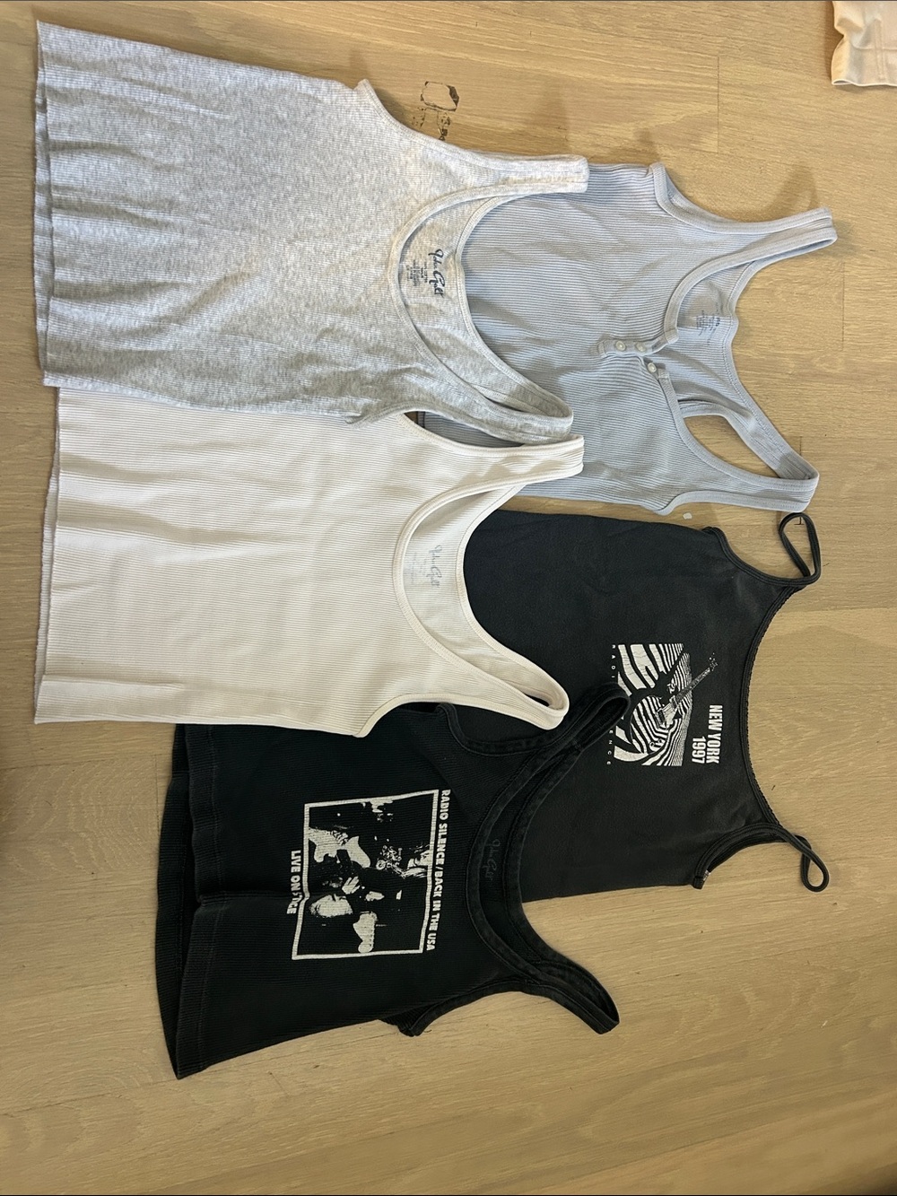 assorted brandy tank tops